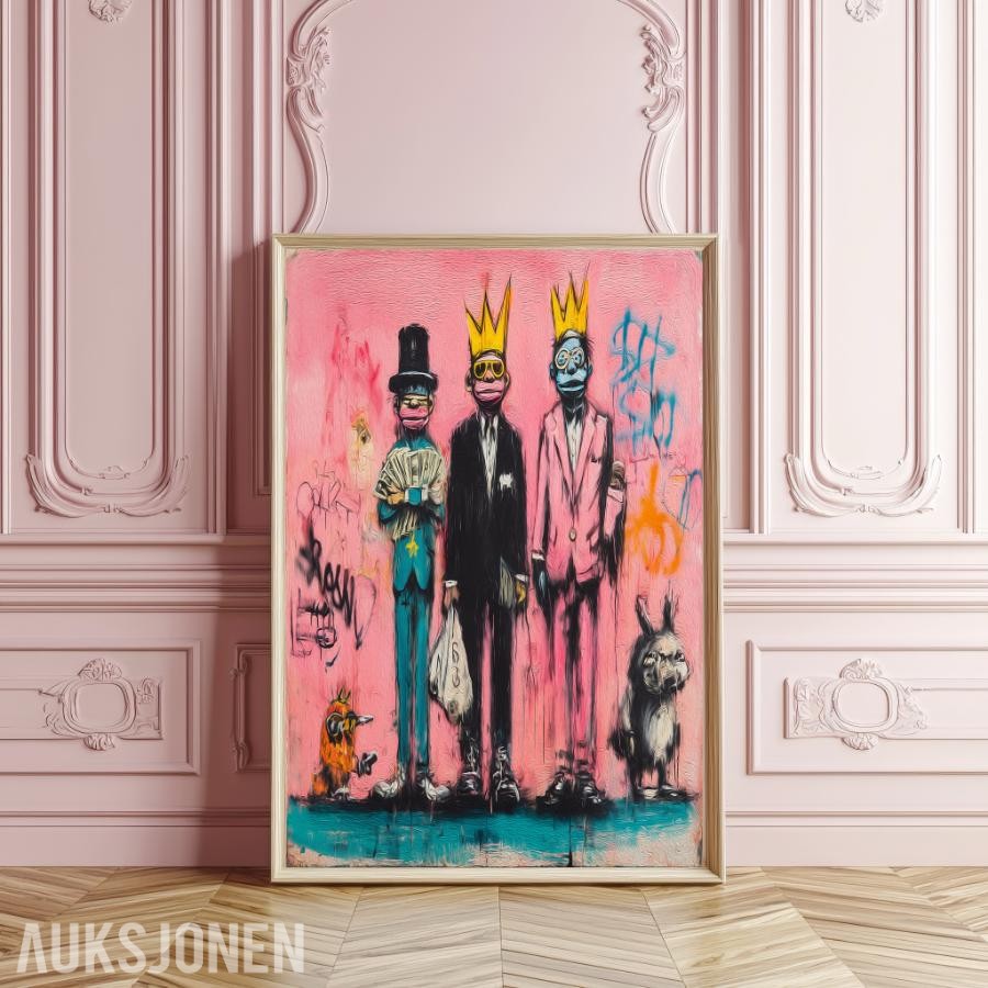 5 stk kunsttrykk - 50x70cm